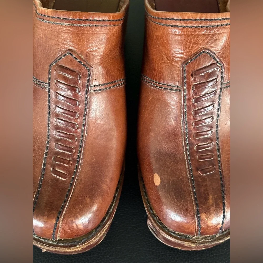 Woodwork by Thom McAn Vintage 1970s Clogs - Picture 7 of 11
